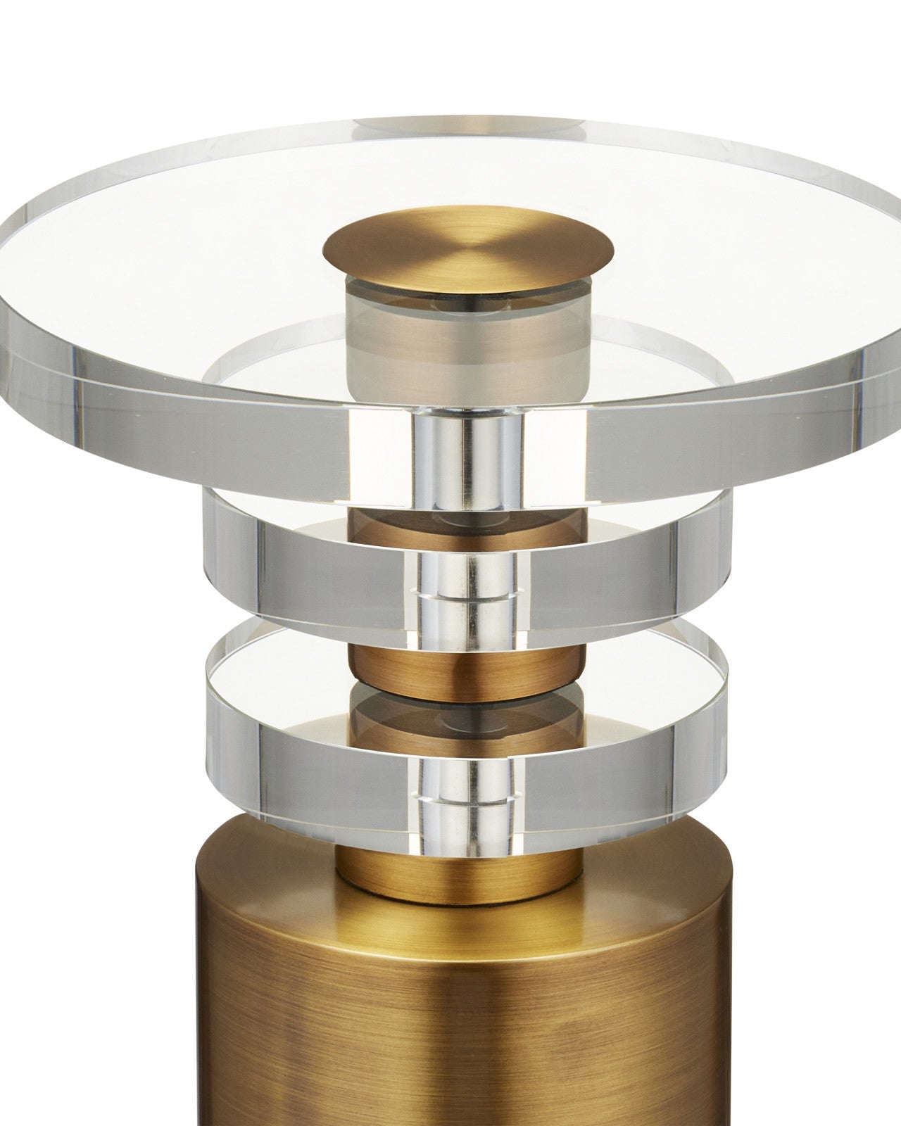 Shani Brass Drink Table