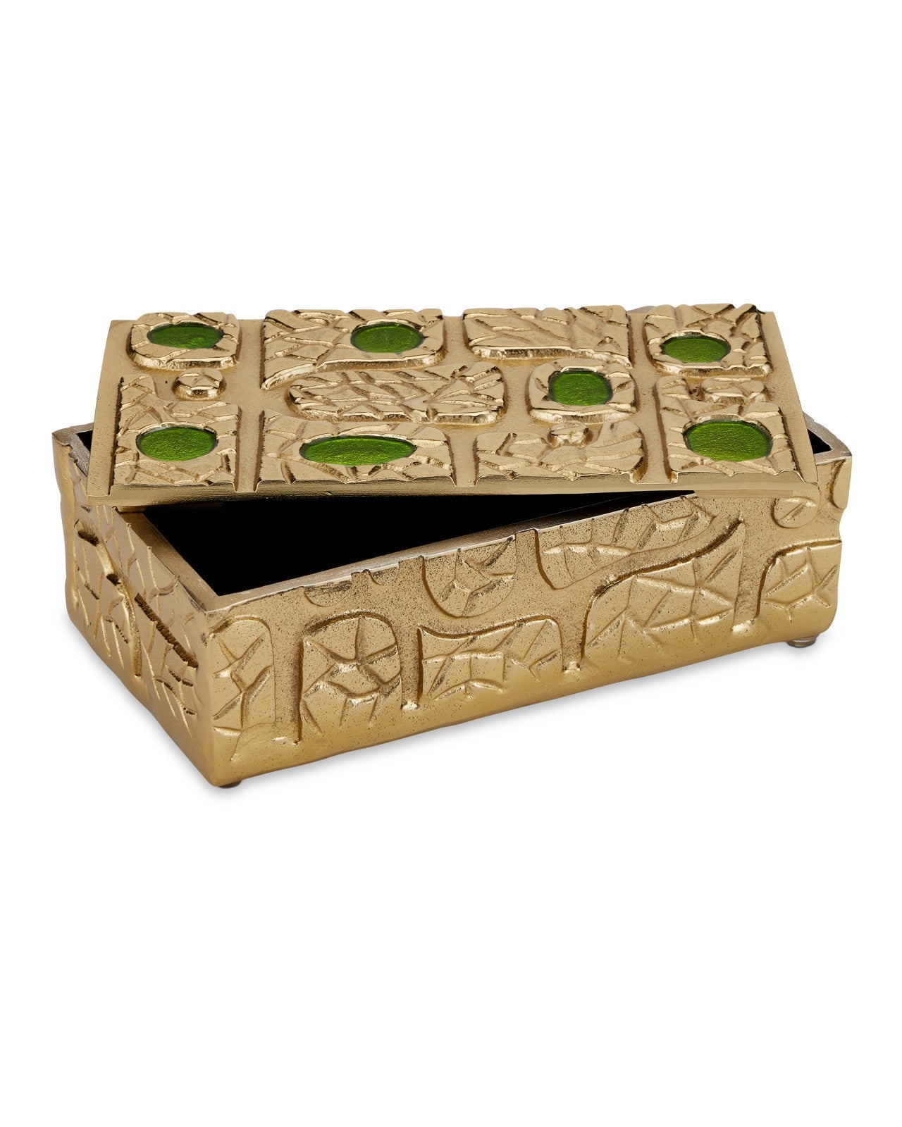 Beau Monde Gold & Green Box