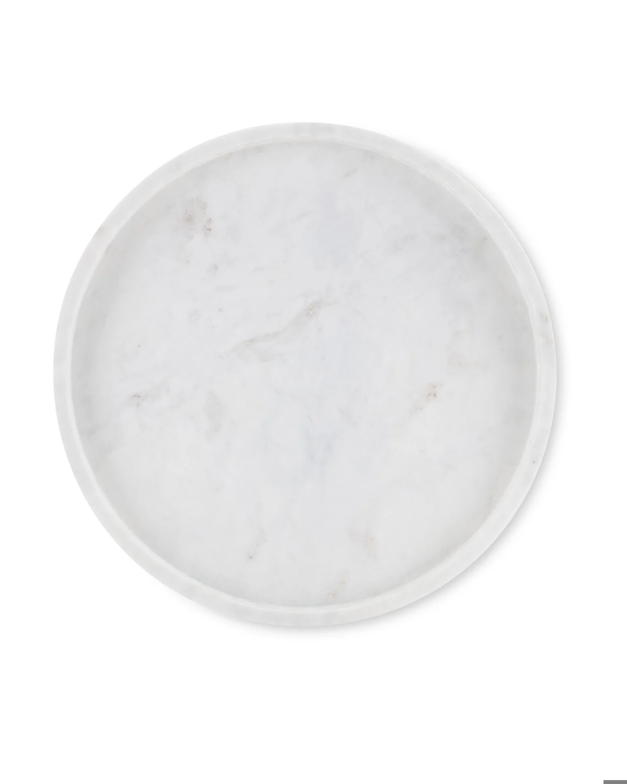 Freya Large White Marble Tray