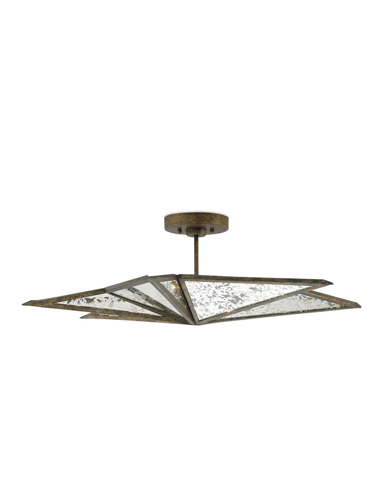 Stargazer Bronze Semi-Flush Mount