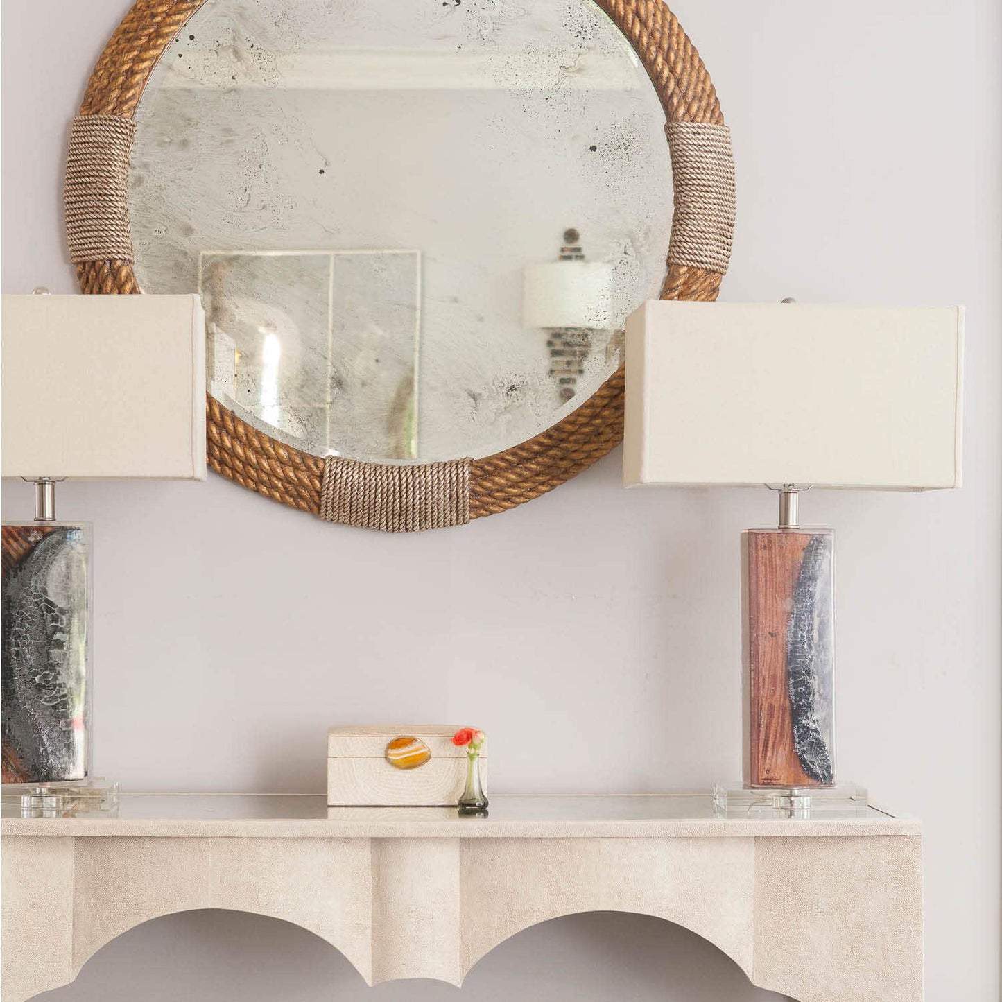 ALEXANDER MIRROR GOLD 36"D