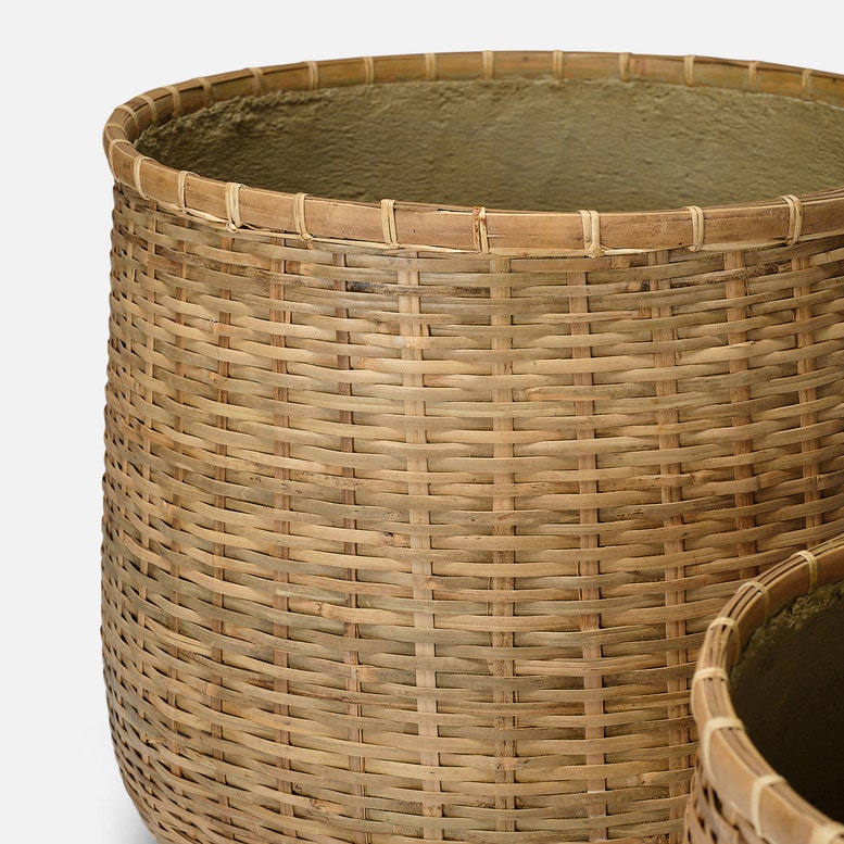 MOSLEY ROUND PLANTER SET OF 2