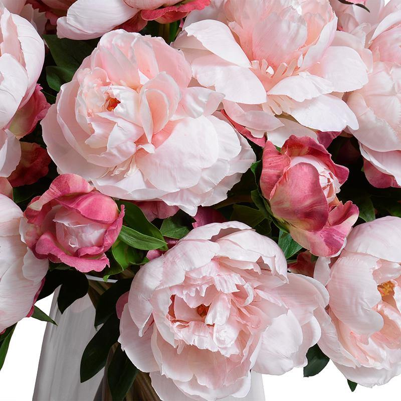 ARTIFICIAL LARGE PINK PEONY BOUQUET