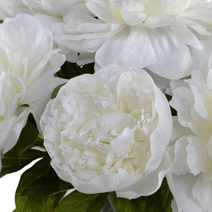 ARTIFICIAL SMALL WHITE PEONY BOUQUET