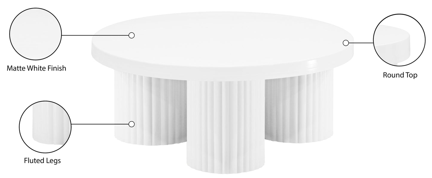 Andre Coffee Table - White