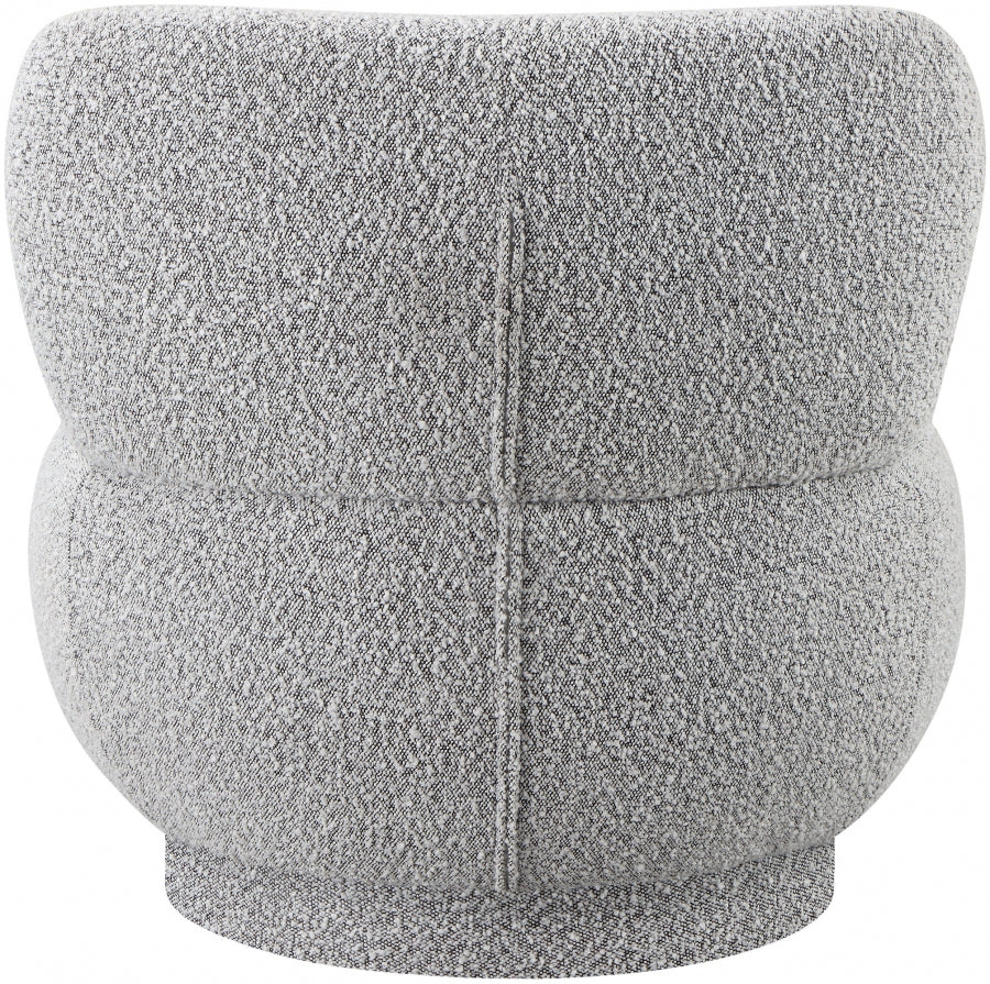 Cindi Boucle Accent Chair - Grey