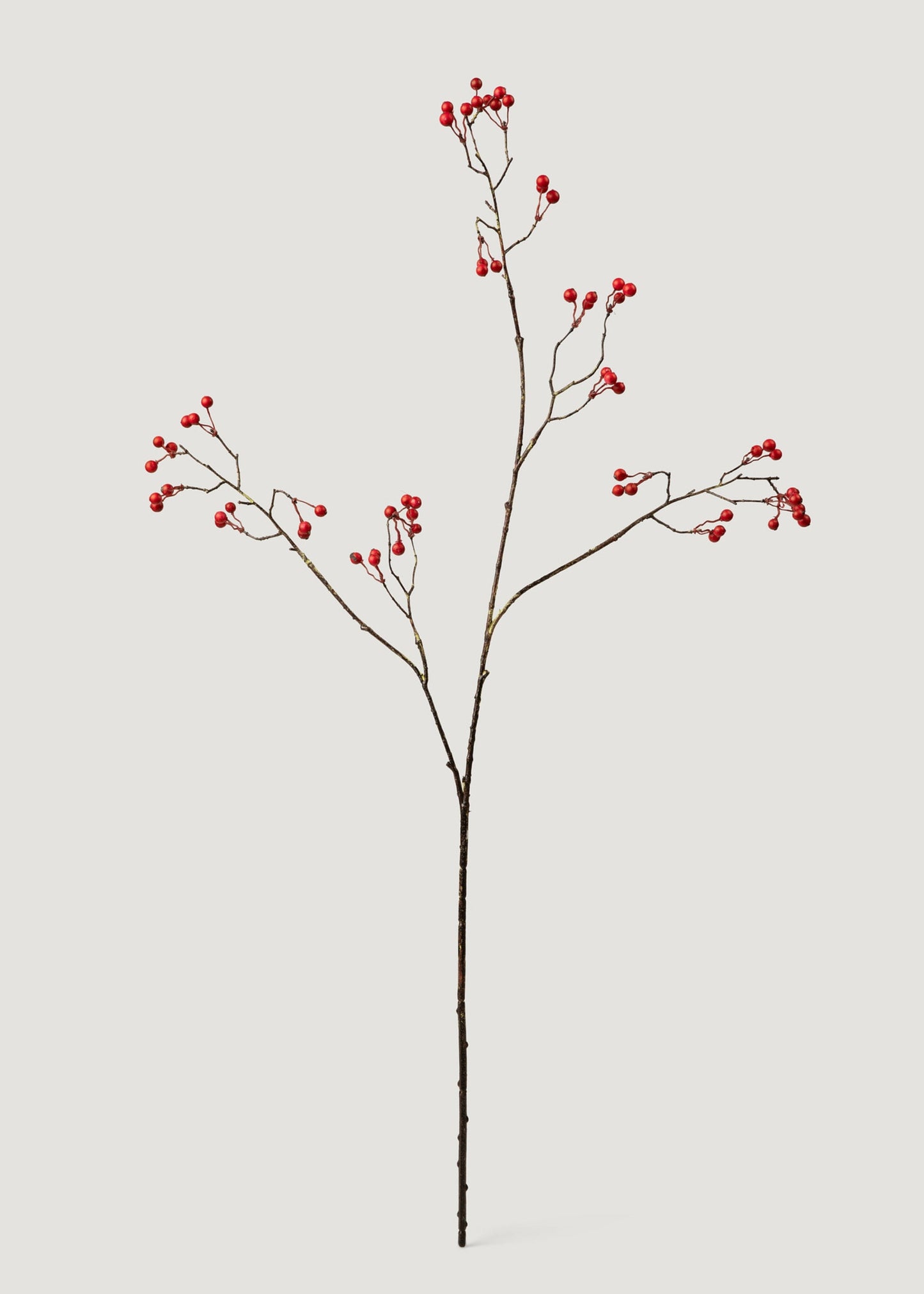 Artificial Christmas Berry Branch in Red - 38"