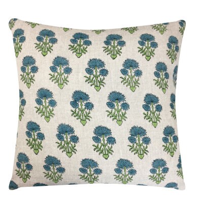 Bastideaux Laurette in Lagoon/Spring Pillow