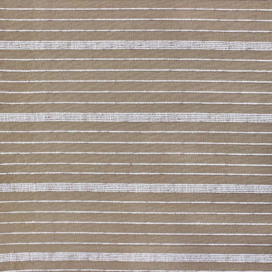 Kufri Cusco Stripe Designer Pillows in Sand