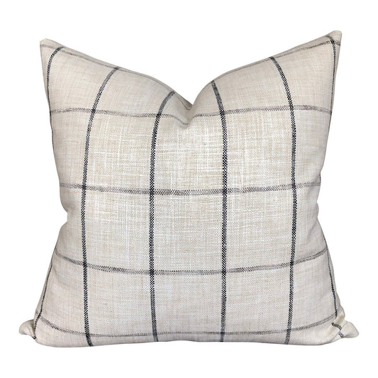 Designer Bevan in Thunder Pillow Cover