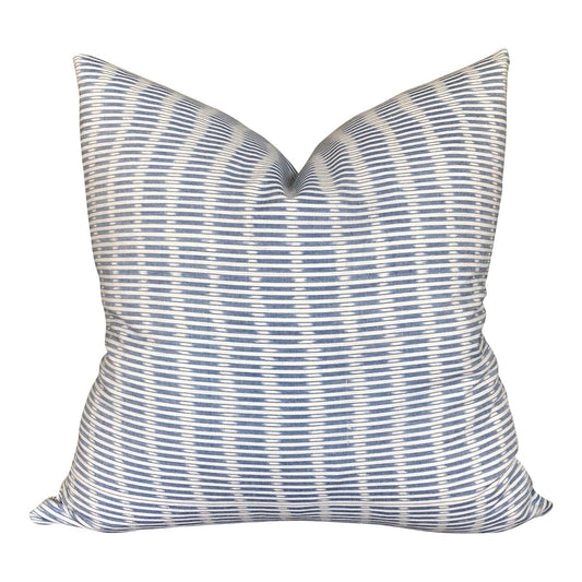 Kufri Sanjana Designer Pillows Stripe in Blue