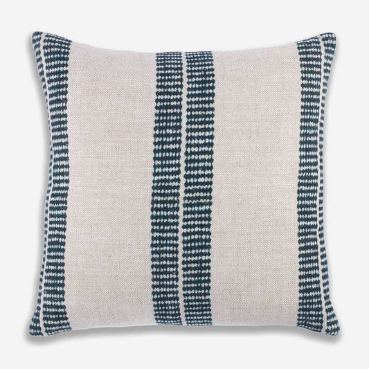 Designer Clay McLaurin Band Pillow Cover in Indigo