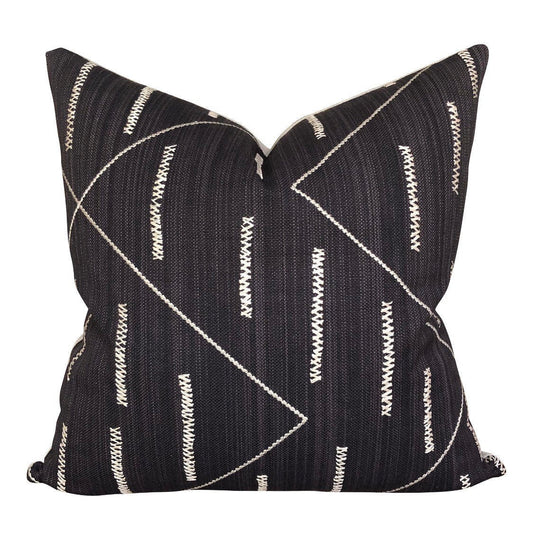 Kettlewell Collection Nala in Charcoal  Designer Pillows