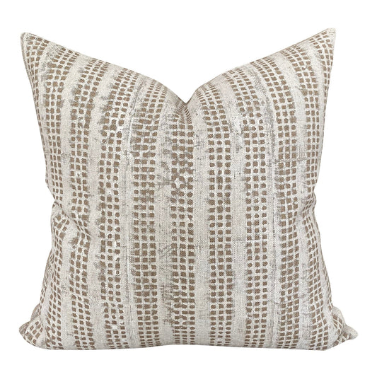 Designer Nepsa in White  Linen Pillow Cover