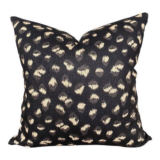 Kelly Wearstler Lee Jofa Feline Pillow Cover in black