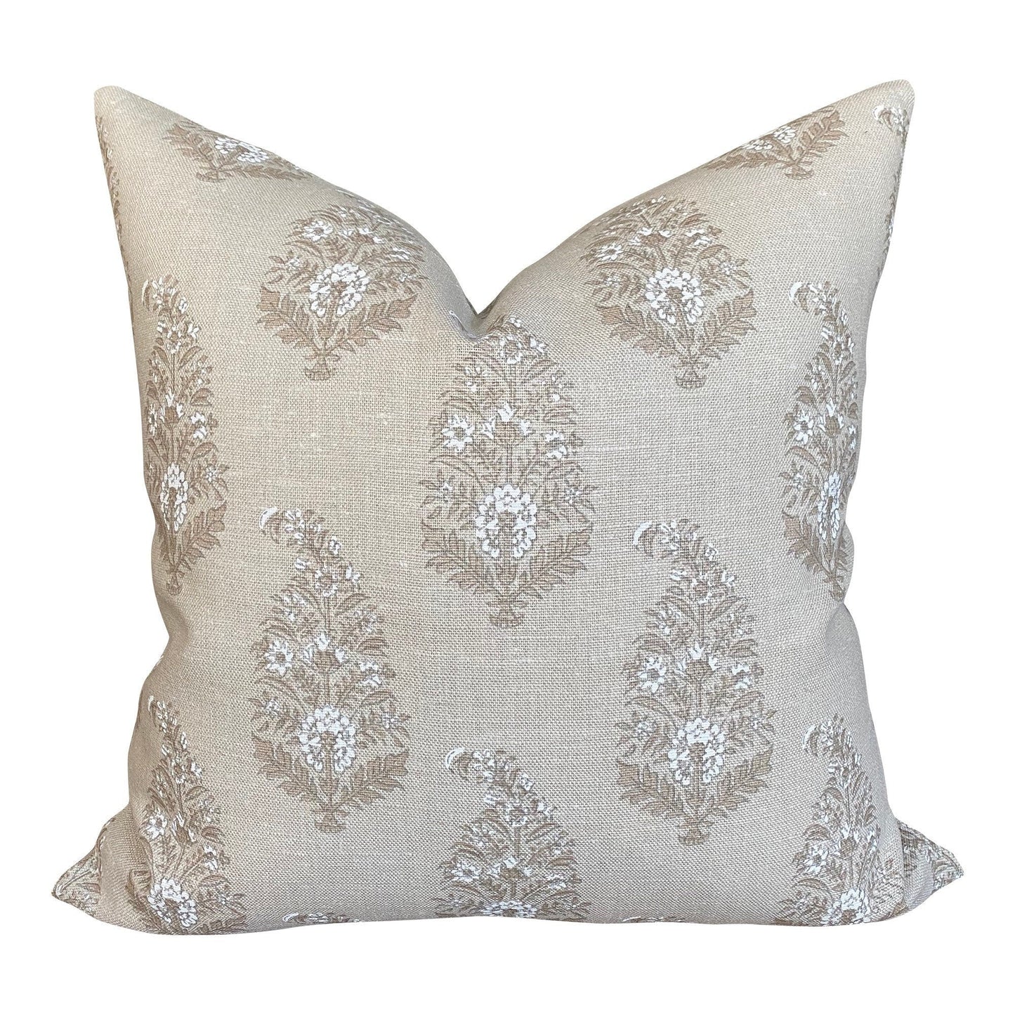 Designer Katie Leede Mughal Gardens Pillow in Dove