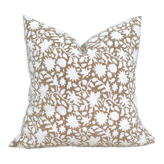 Designer Mili Block Floral Pillow Cover