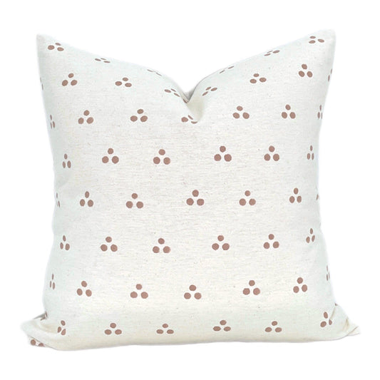 Designer Nishaan in Tan Pillow Cover