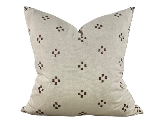 Designer "Barstow" Chiangmai Native Cotton Pillow Cover