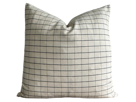 Designer Hudson Plaid Pillow Cover