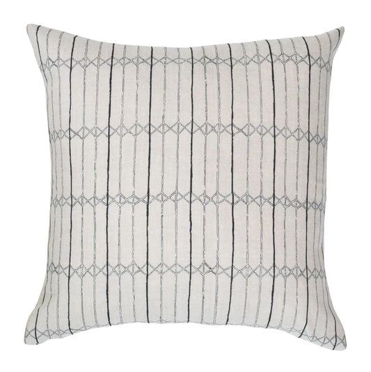 Designer Clay McLaurin Twine Pillow Cover in Indigo