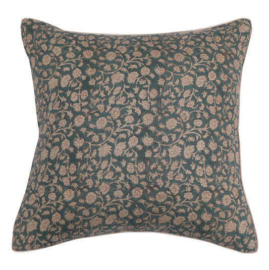 Keya Pillow Cover in Teal