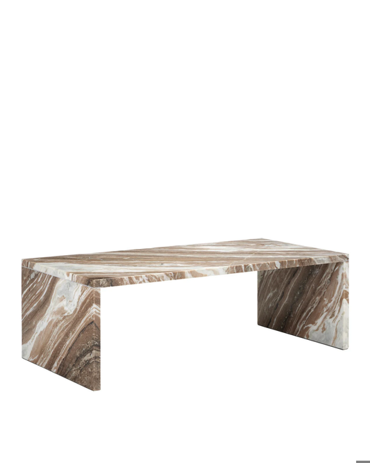 Ryan Brown Marble Cocktail Table