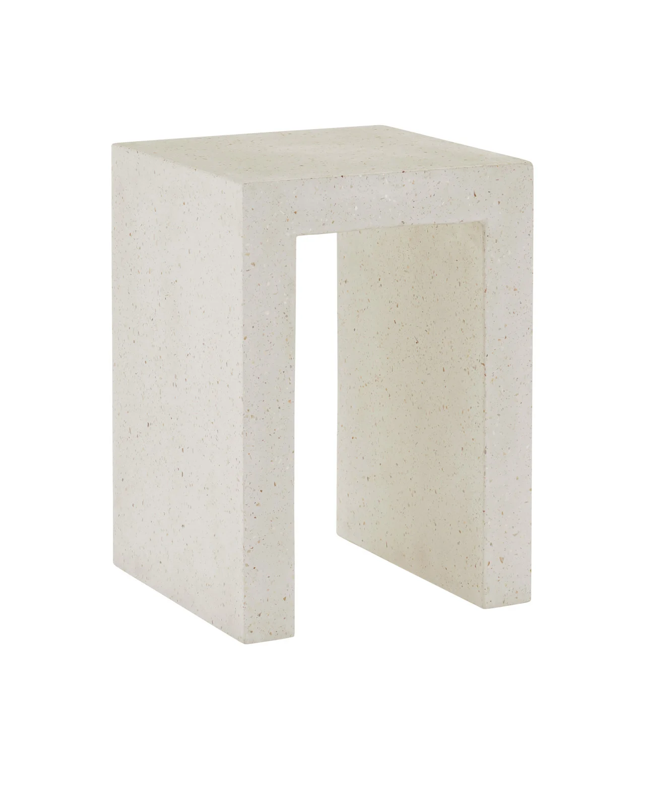 Carson Ivory Terrazzo Accent Table