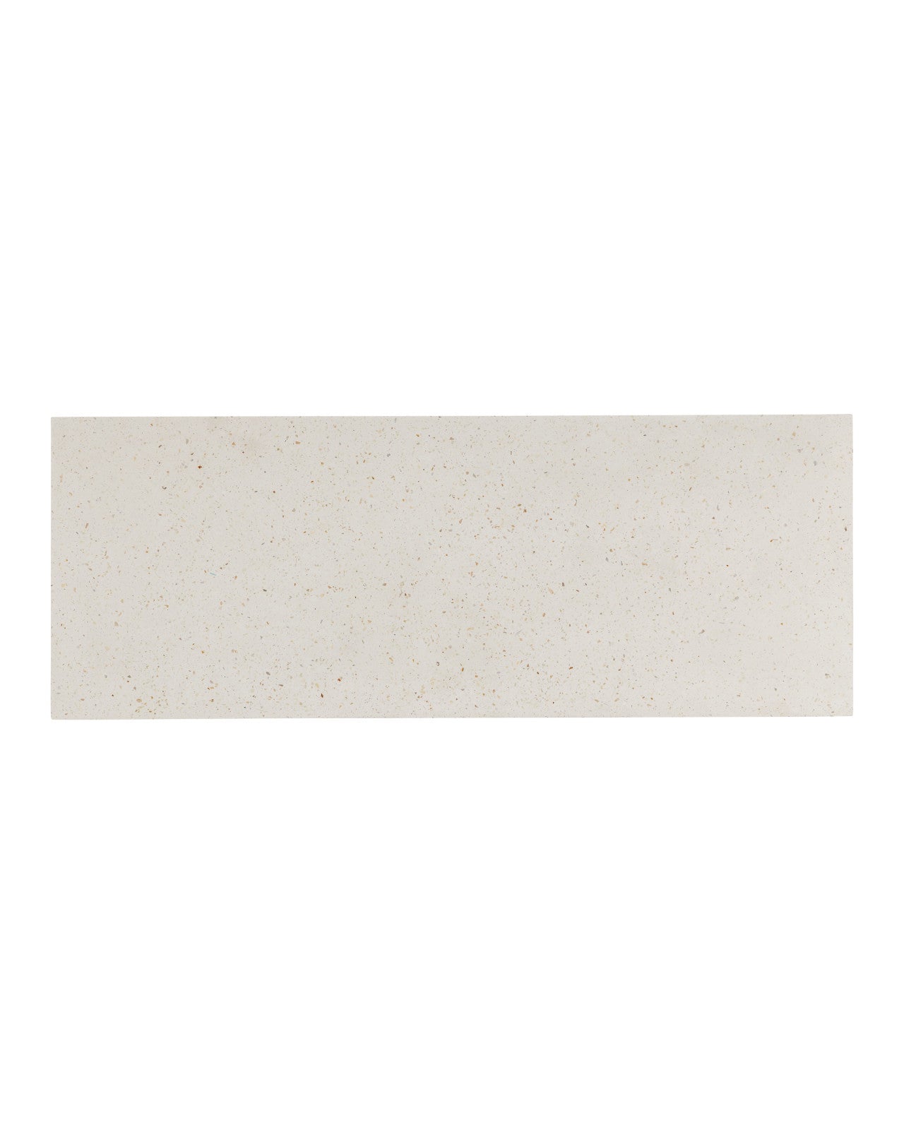 Carson Ivory Terrazzo Bench