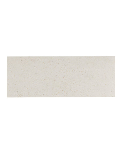 Carson Ivory Terrazzo Bench