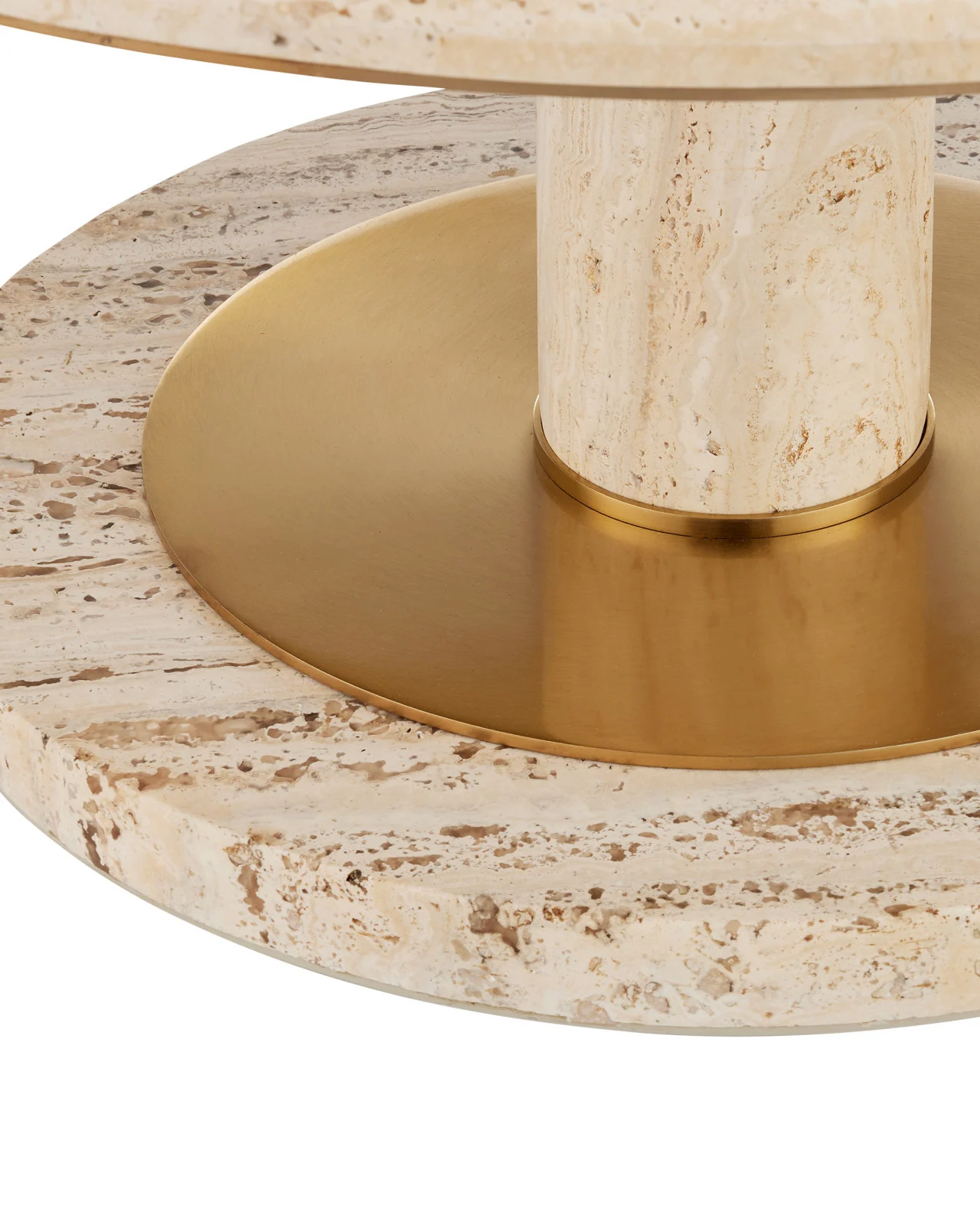 Miles Travertine Cocktail Table