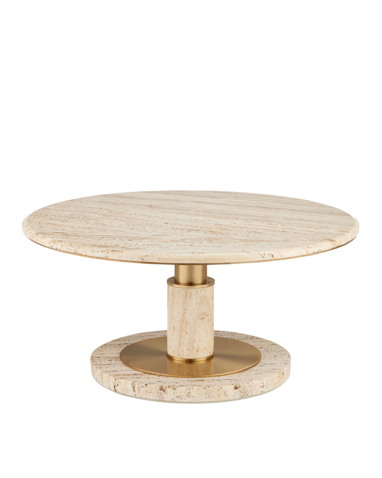 Miles Travertine Cocktail Table