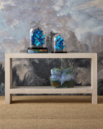 Carson Ivory Terrazzo Console Table