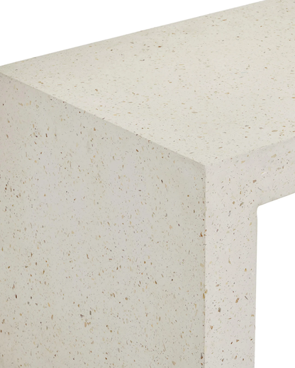 Carson Ivory Terrazzo Console Table