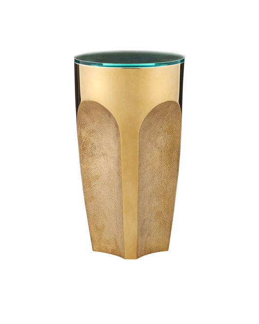 Lemy Brass Drink Table