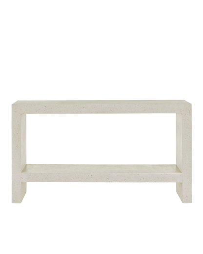 Carson Ivory Terrazzo Console Table